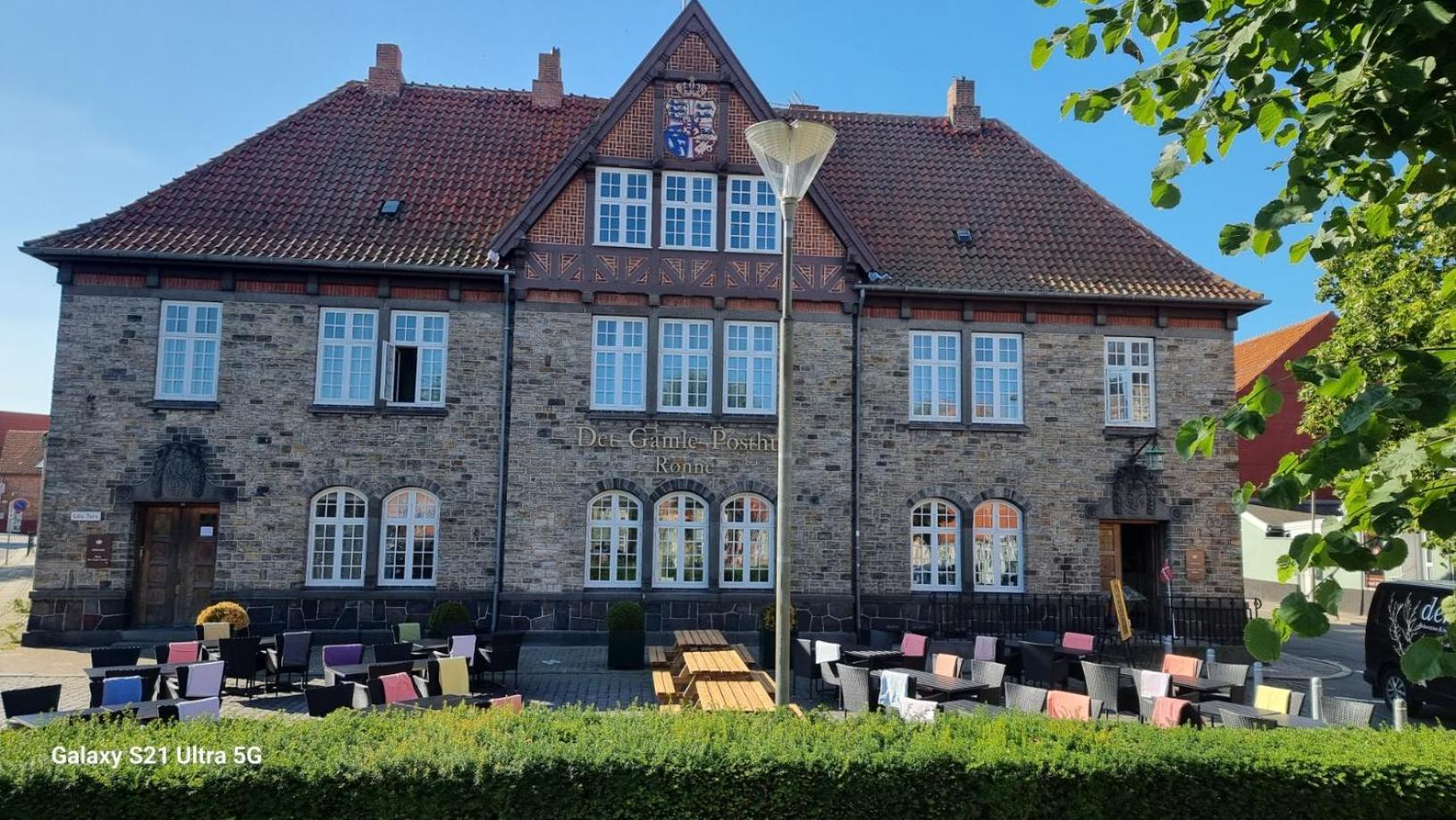Det Gamle Posthus Hotel Rønne Exterior foto